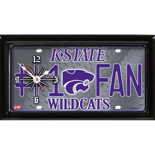 Good Tymes Enterprises Inc - Wholesale Wall Clock - Kansas State Wildcats Clock