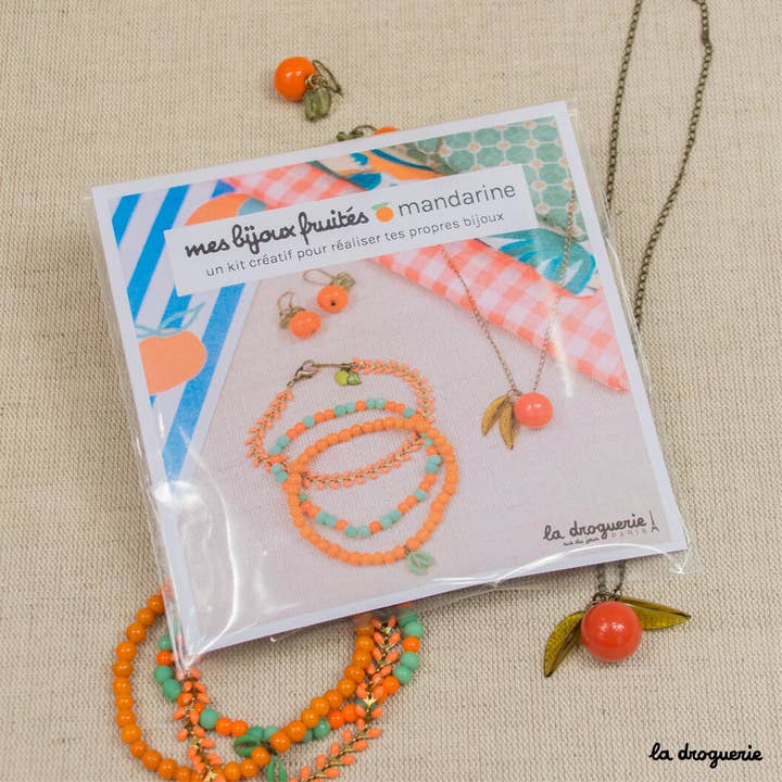 Schmuckset Meine fruchtigen Schmuckstücke – Mandarine für den Großhandel von LA DROGUERIE
