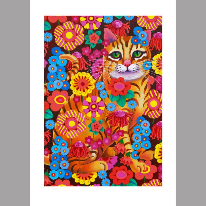 'Tabby kat' print voor wholesale door Tattersfield Designs