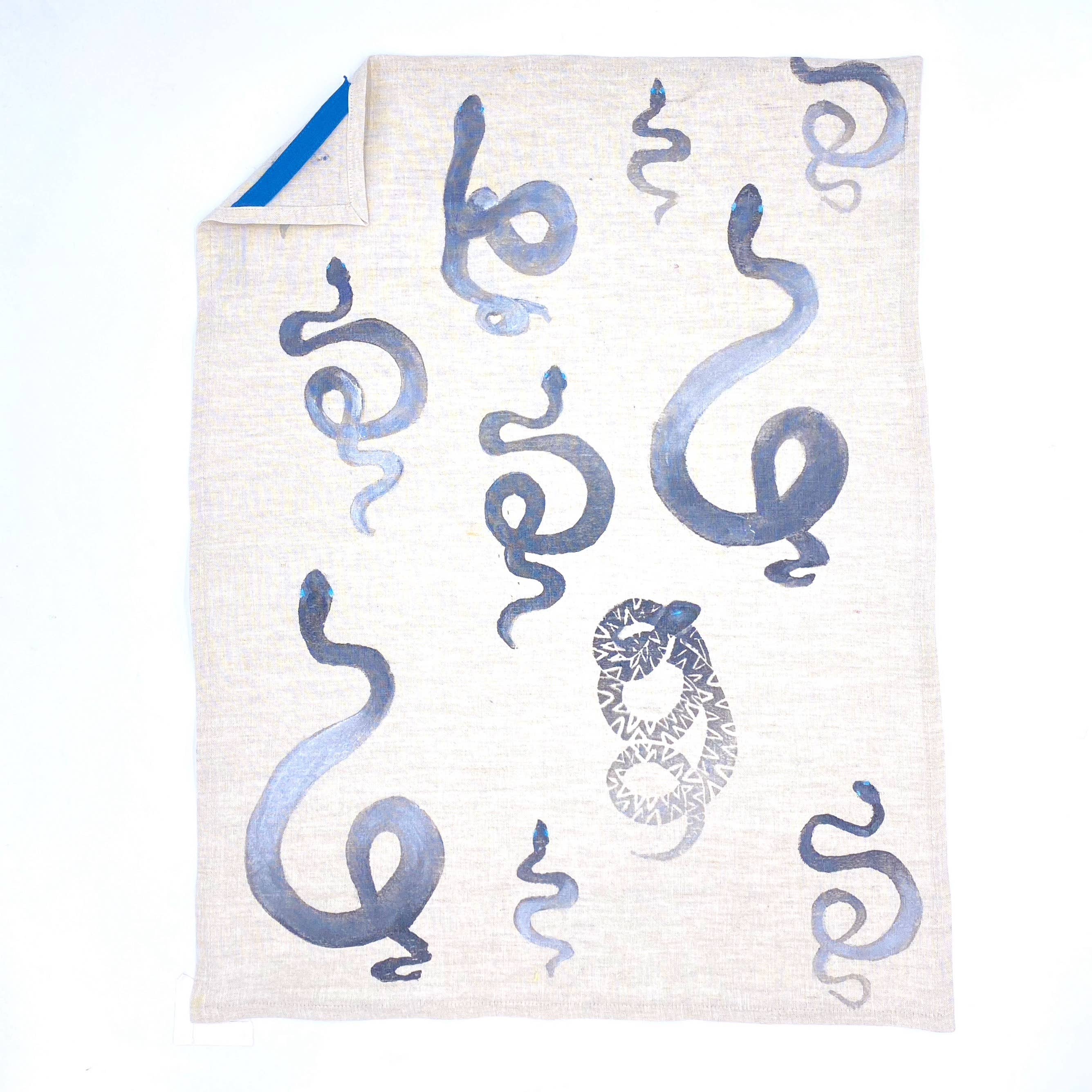 Tulusa - Wholesale Tea Towel - -Savvy Serpent Linen Tea Towels2