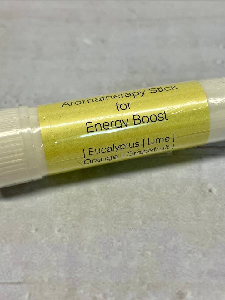 Bastoncino per aromaterapia Energy Boost per la vendita all'ingrosso da parte di Kenzie's Essentials