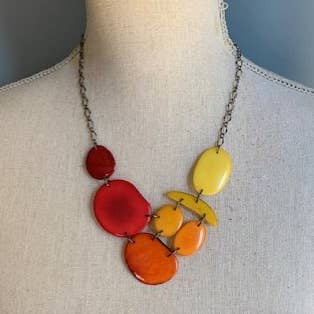 Veronica Riley Martens - Wholesale Bib Necklace - Bib Necklace with multi-colors0