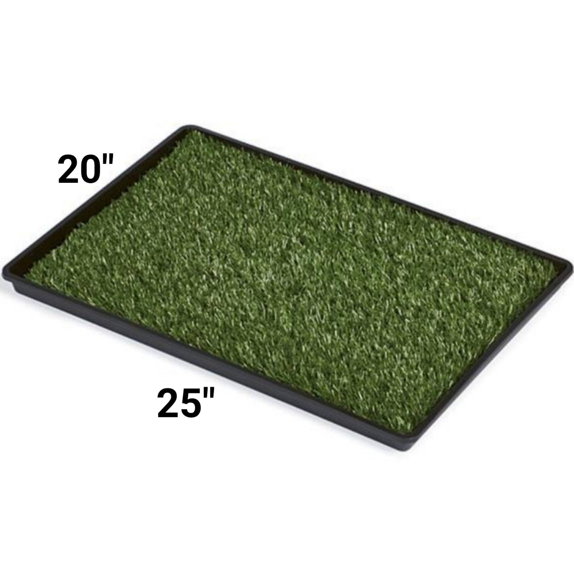 Mr. Peanut's - Vente Tapis – chien - Mr. Peanut's Potty Place - Tapis d'entraînement avec gazon artificiel pour chiots et petits animaux – Tapis de propreté portable avec plateau0