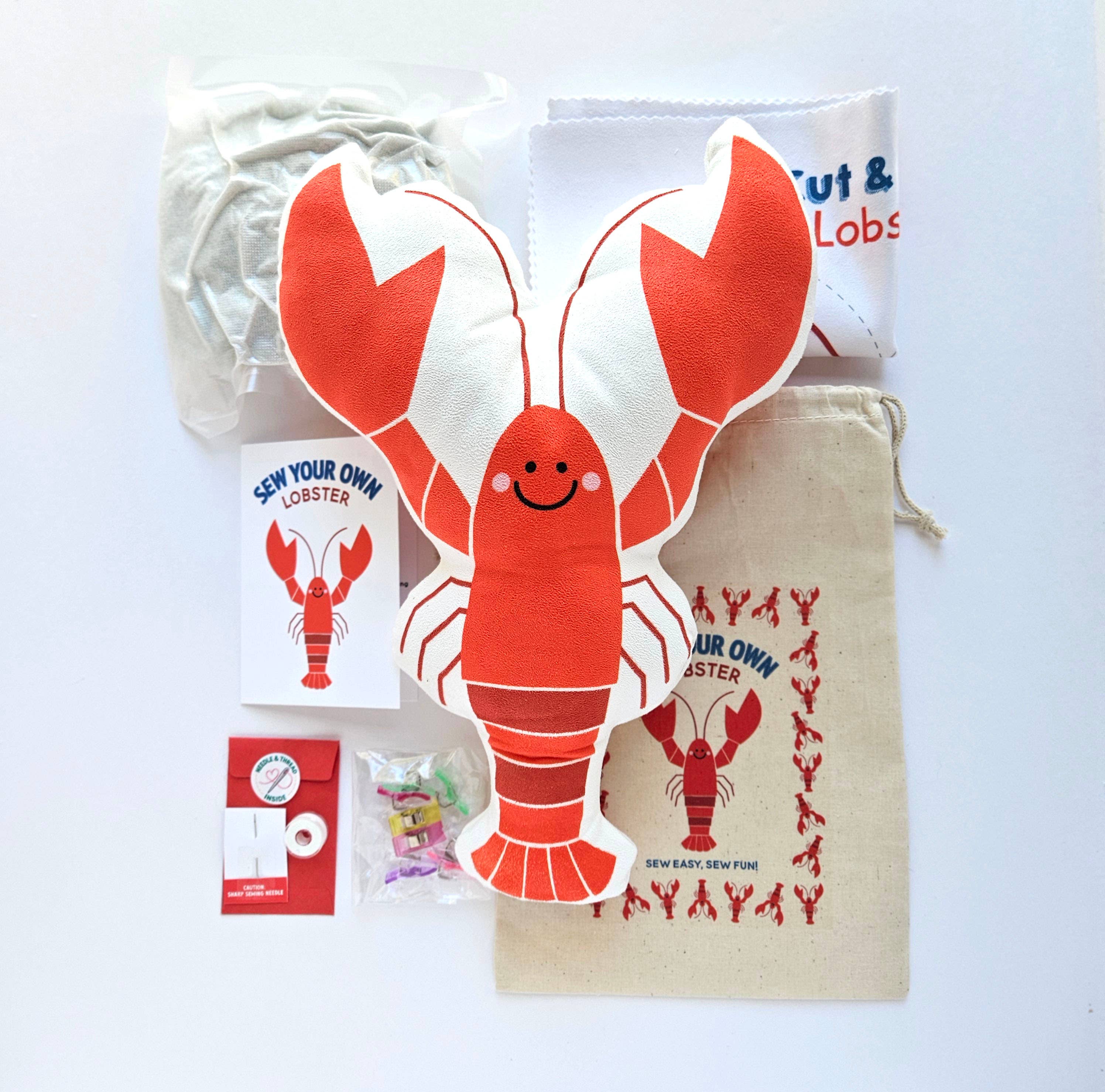 Nickwilljack - Wholesale Craft Sewing Kit - DIY Lobster Sewing Craft Kit3