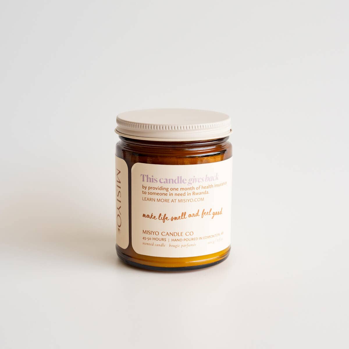 Misiyo Candle Co - Vendita all'ingrosso Candela in vasetto - Lavanda Rilassante | Candela in Vaso di Cera d'Api Canadese Naturale4