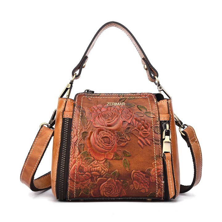 Zerimar Damen Lederhandtasche - Exklusiv und Lässig Graviert für den Großhandel von Zerimar 1942