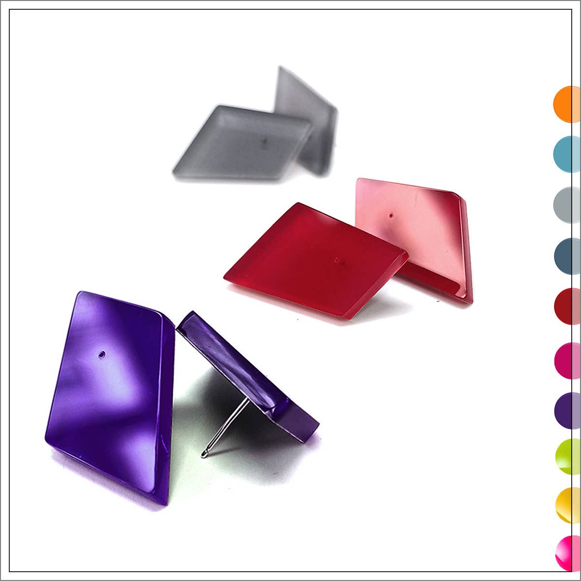 ALEX+SVET – wholesale Stud/post earrings – KYRA LG earrings LUSH GLOW line8