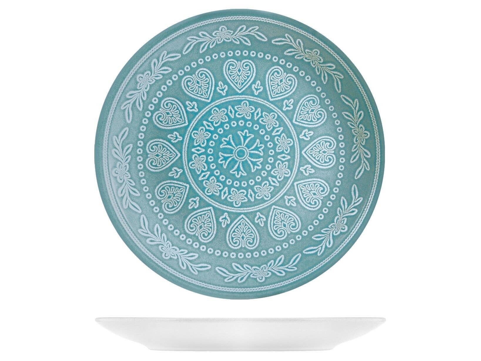 H&H - Wholesale Dinner Plate - Karma Flat Plate in Pastel Tone Stoneware 27 cm1