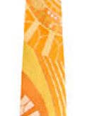 Pangborn Roman Holiday Woven Tie in orange for wholesale by Pangborn Collection
