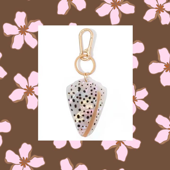 The Coconut Collective - Wholesale Keychain - Women's - Flea Cone Shell Keychain