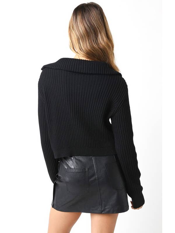 Olivaceous - Wholesale Knit Sweater - Women's - Averie Sweater