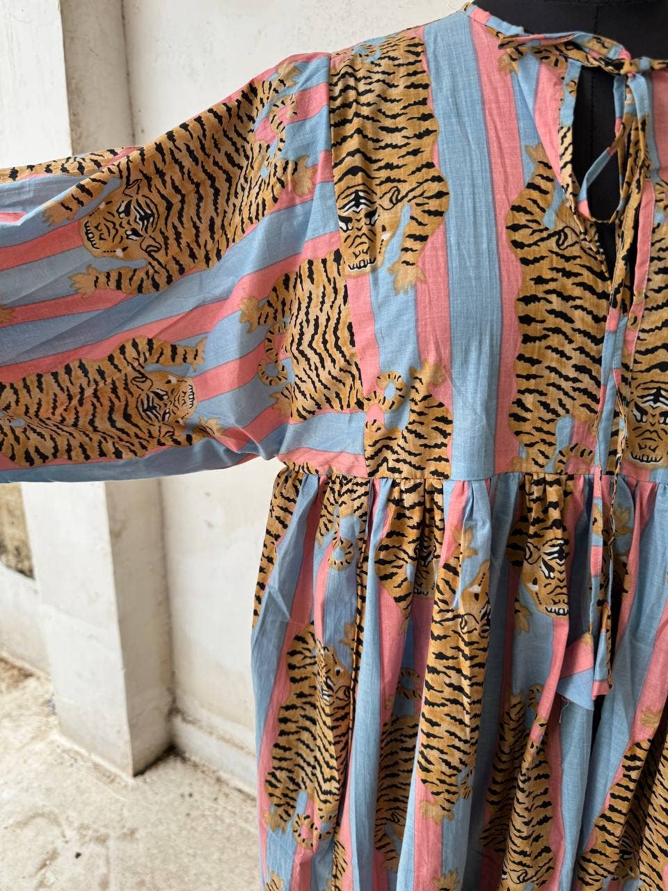 bhavnas boutique - Wholesale Dress - Women's - Indian Cotton Dress Tiger Printed Women's Dress6