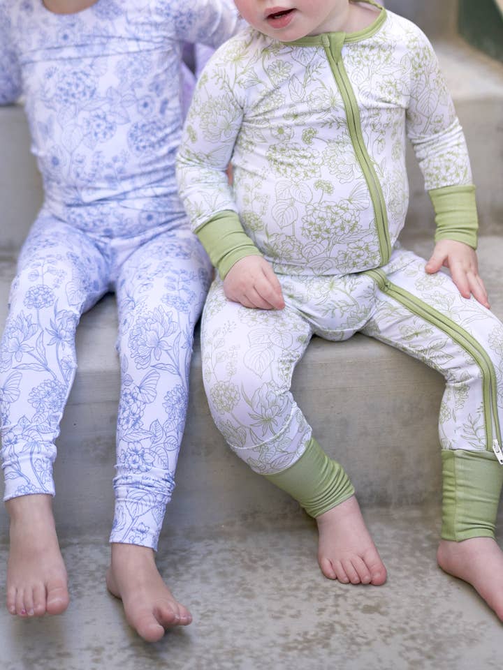 Shae & Palmer - Wholesale Bodysuit (Non-Footed) - Baby - Botanical - Moss Green – Baby Romper3