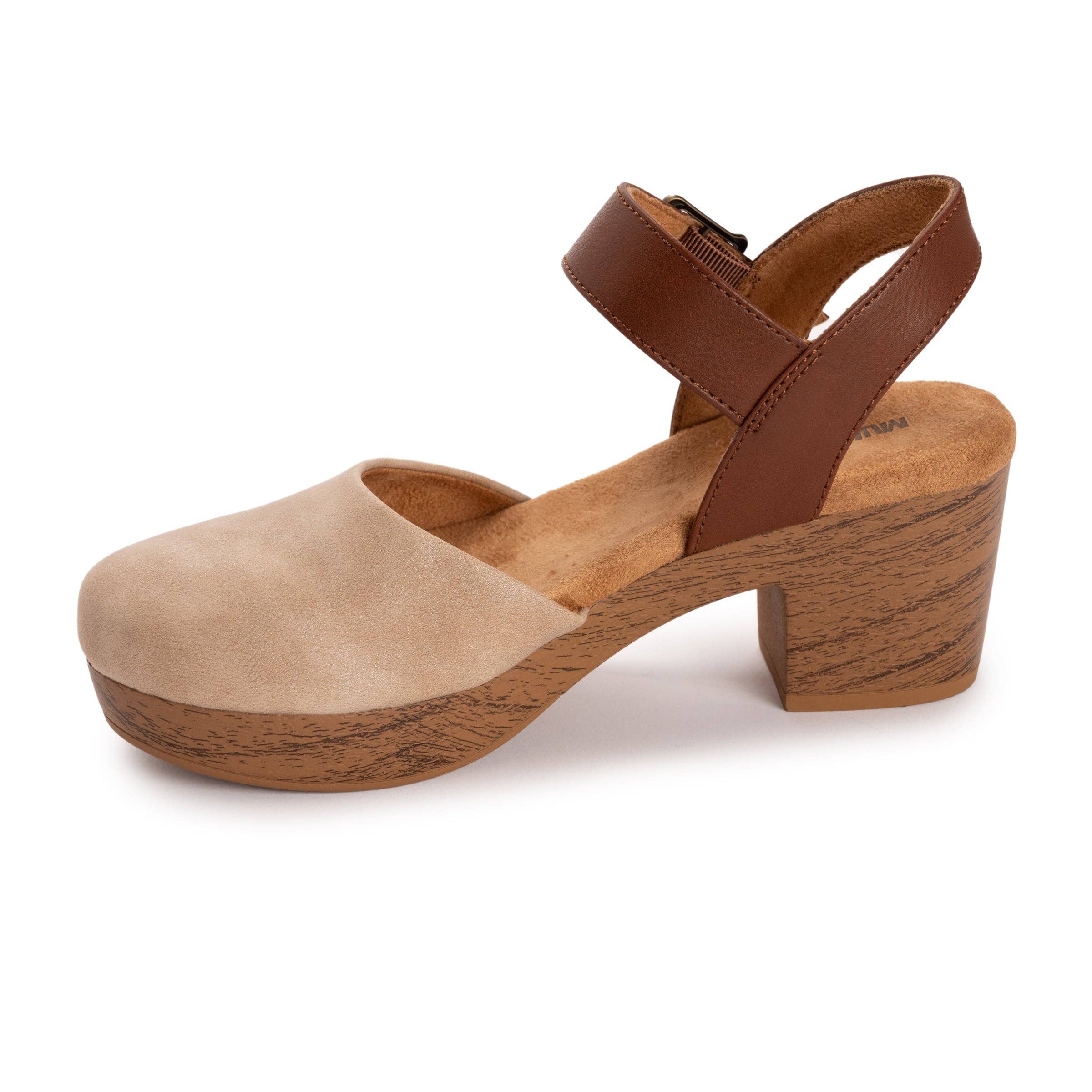 Muk Luks - Wholesale Sandals - Women's - MUK LUKS Women's Merritt Closed Toe Quarter Strap Shoe0