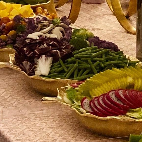 CLASSIC TOUCH DECOR INC. – wholesale Dippskål – 12,25" L Leaf Chip och Doppskål Guld3