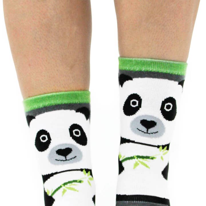 Chaussettes Panda Slipper pour la vente par Foot Traffic Socks