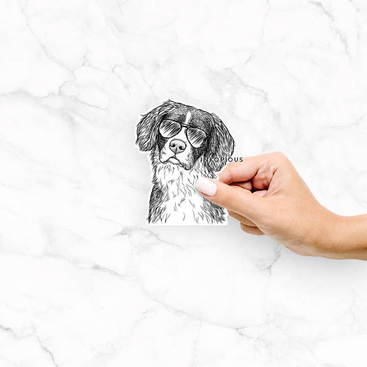 Inkopious - Wholesale Sticker - Dulce the Drentsche Patrijshond - Decal Sticker1