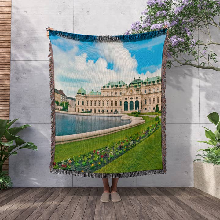 3dRose - Wholesale Throw Blanket - 3dRose, Schloss Schonbrunn palace, Vienna, Wein, Austria - EU03 MGL0048 - Miva Stock, Blanket2