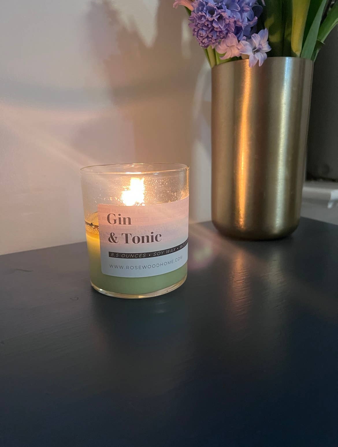 Rosewood Home - Wholesale Jar/Filled Candle - Gin & Tonic Candle - 8oz