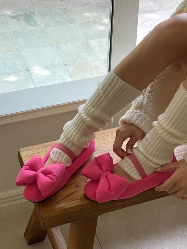 Ballerines Ultra-Douces à Nœud Bouffant – Chaussures Mignonnes & Confortables pour Toute la Journée pour la vente par Little Light