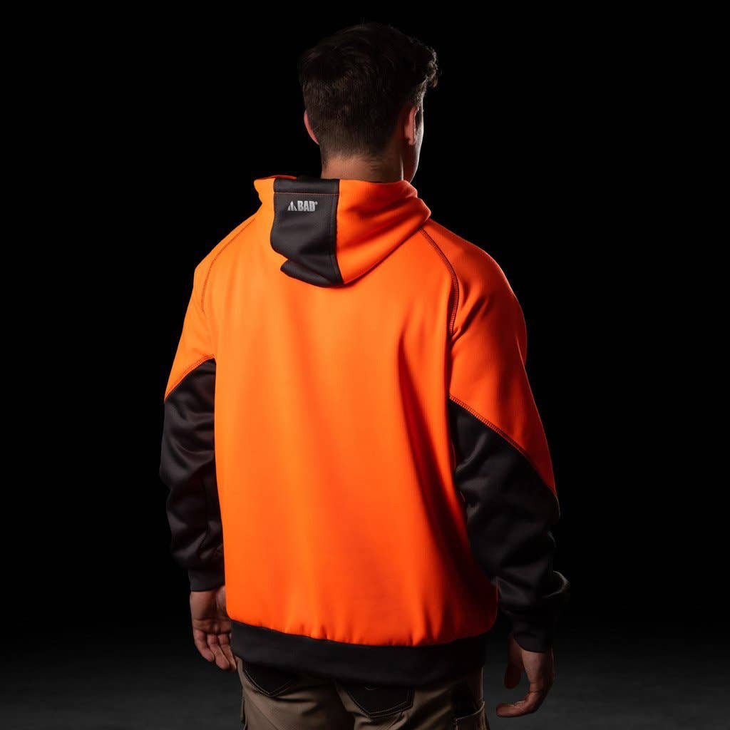 BAD WORKWEAR - Wholesale Hoodie - Men's - BAD ESSENTIAL™ HI-VIS FLEECE HOODIE7
