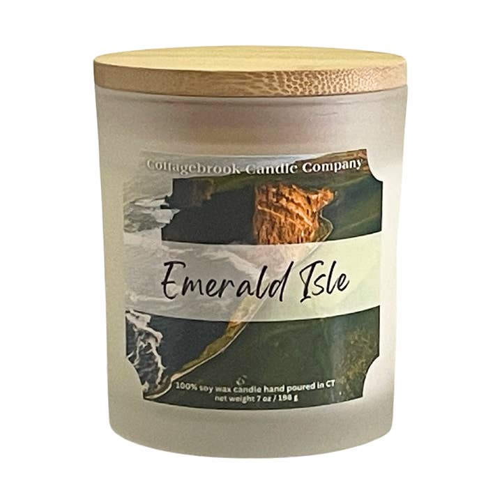 Bougie de soja Emerald Isle pour la vente par Cottagebrook Candle Company