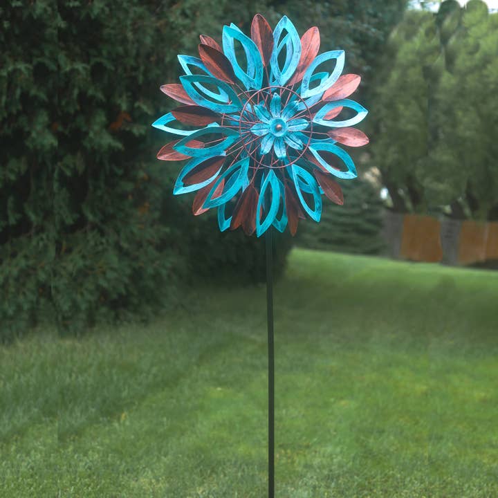 Lg. Illuminarie Mojave Dual-Motion Windwheel for wholesale by Echo Valley - Home and Garden Products