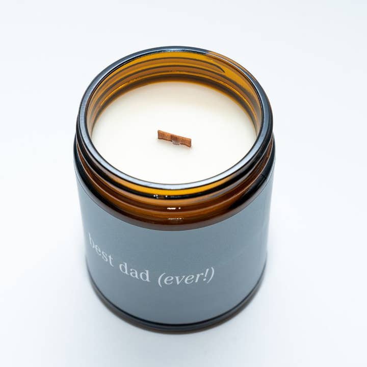 Fontana Candle Co. - Wholesale Jar/Filled Candle - Best Dad Ever Essential Oil Celebrate Jar Candle: Non-Toxic