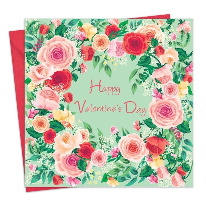 Valentine's Day Card - Roses for wholesale by Twizler Ltd