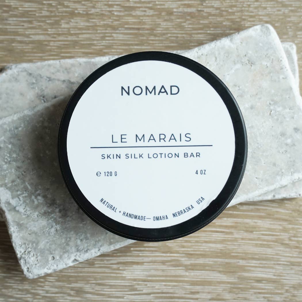 Nomad Wax Co. – Großhandel Feste Lotions – Le Marais Skin Silk Lotion Riegel