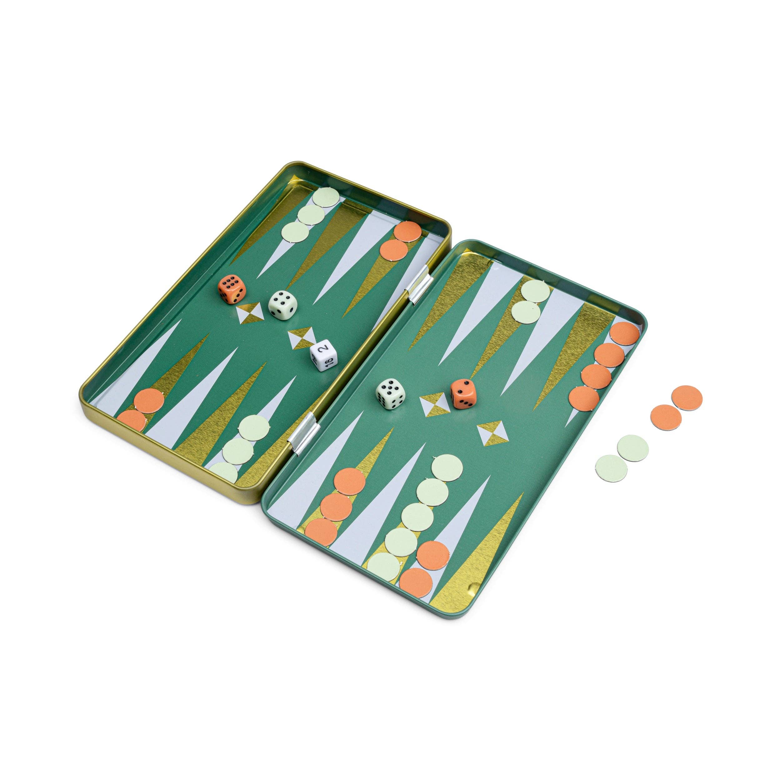 Designworks Collective – wholesale Board game – Gentlemen's Hardware Travel Backgammon6