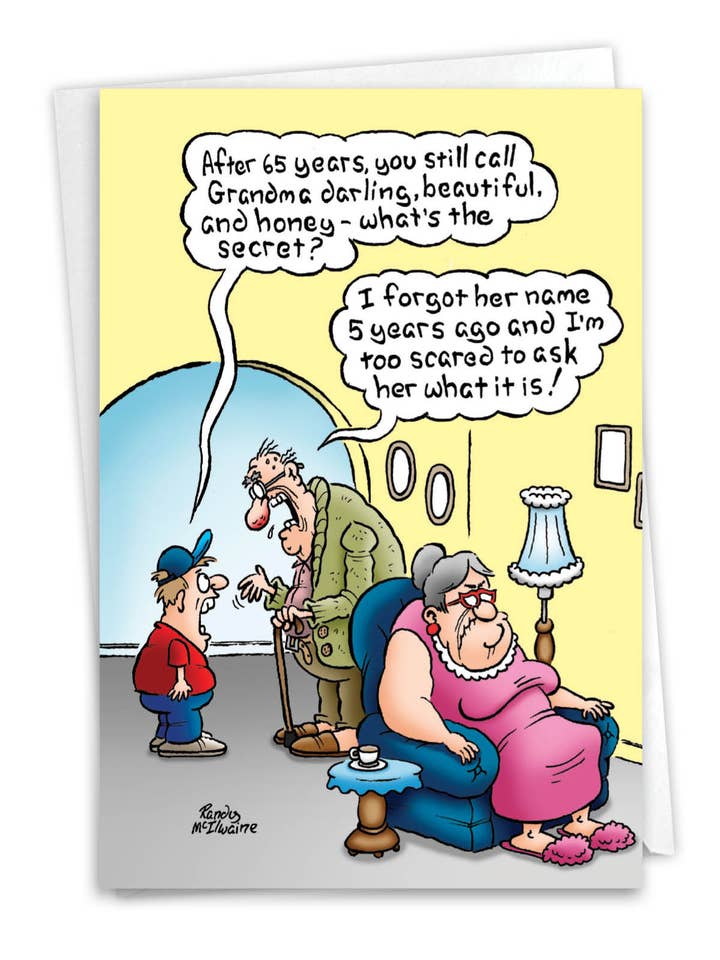 Anniversary Card - Grandma's Name for wholesale by NobleWorks