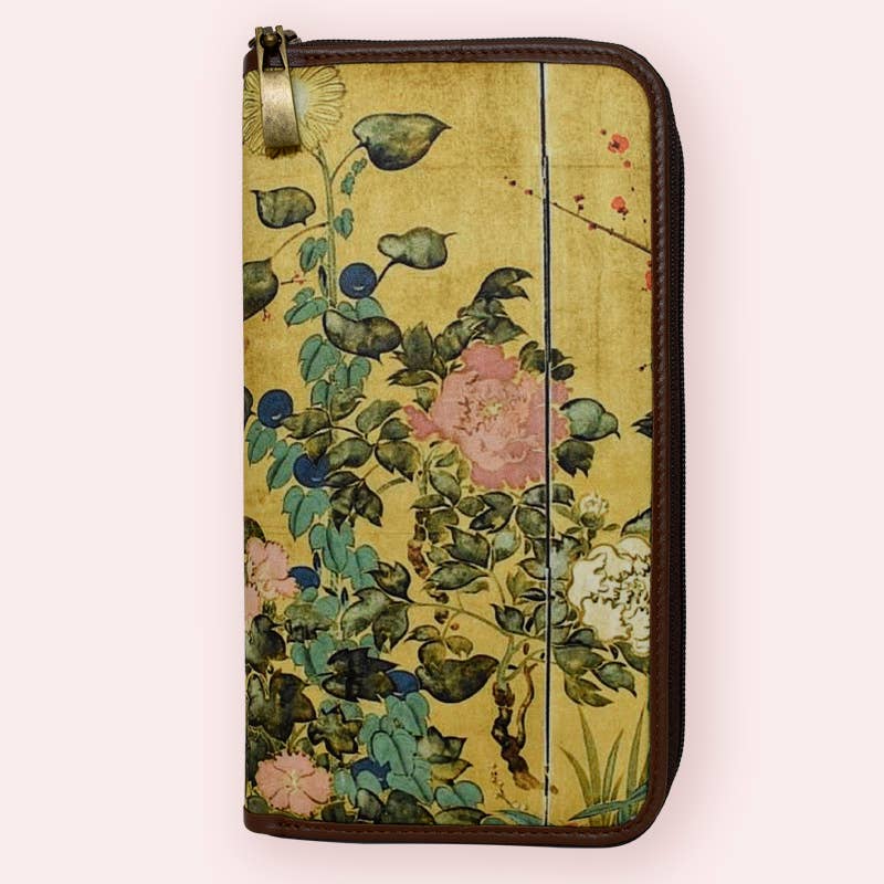 OLALLA GAMBIN - Wholesale Wallet - Women's - Japanese Art “Engraved Flowers” Wallet1