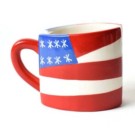 Tasse en forme de drapeau pour la vente par Happy Everything!