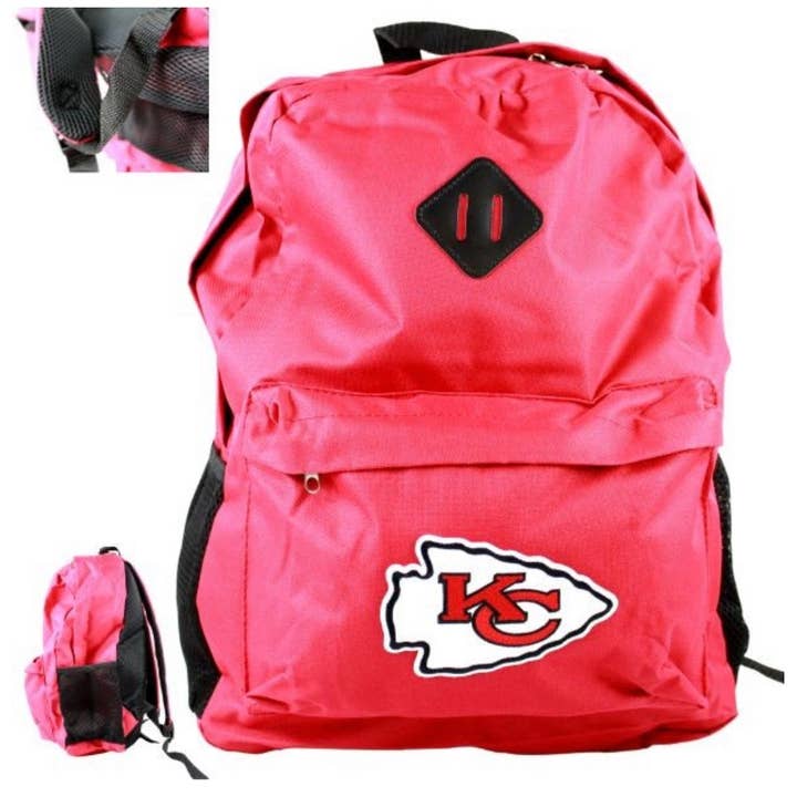 Mojo 18" Backpack With Re-Enforced Padding- KC Chiefs for wholesale by St. Louis Wholesale LLC