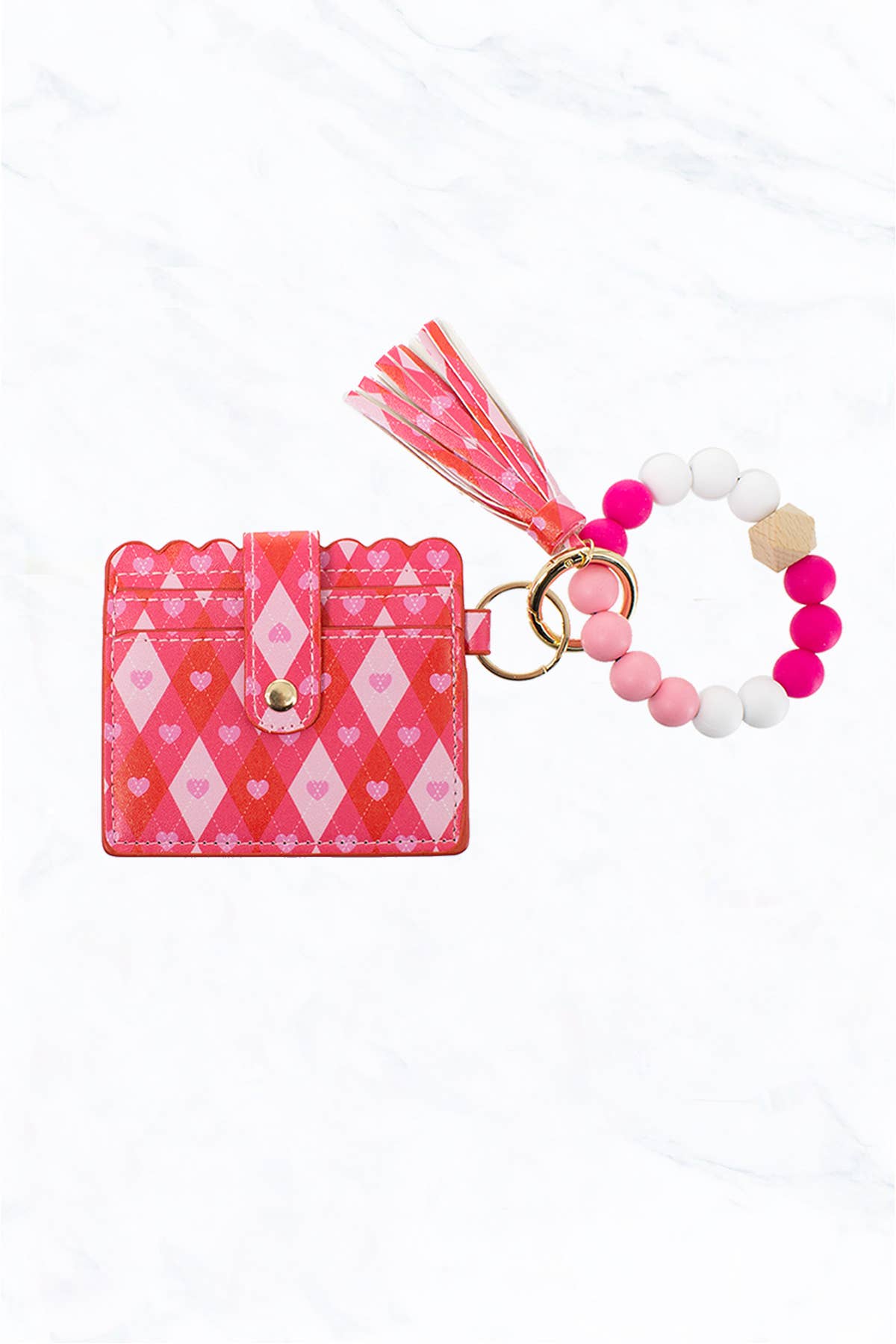 Suzie Q USA - Vente Bracelets porte-clés - Bracelet en perles de silicone avec porte-cartes et porte-clés1