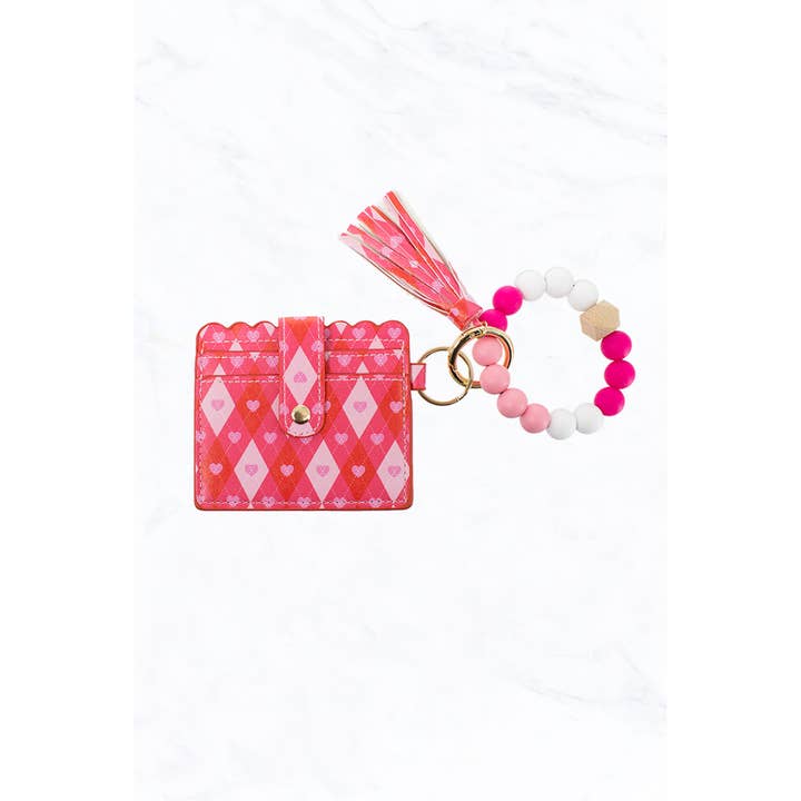 Suzie Q USA - Vente Bracelets porte-clés - Bracelet en perles de silicone avec porte-cartes et porte-clés1