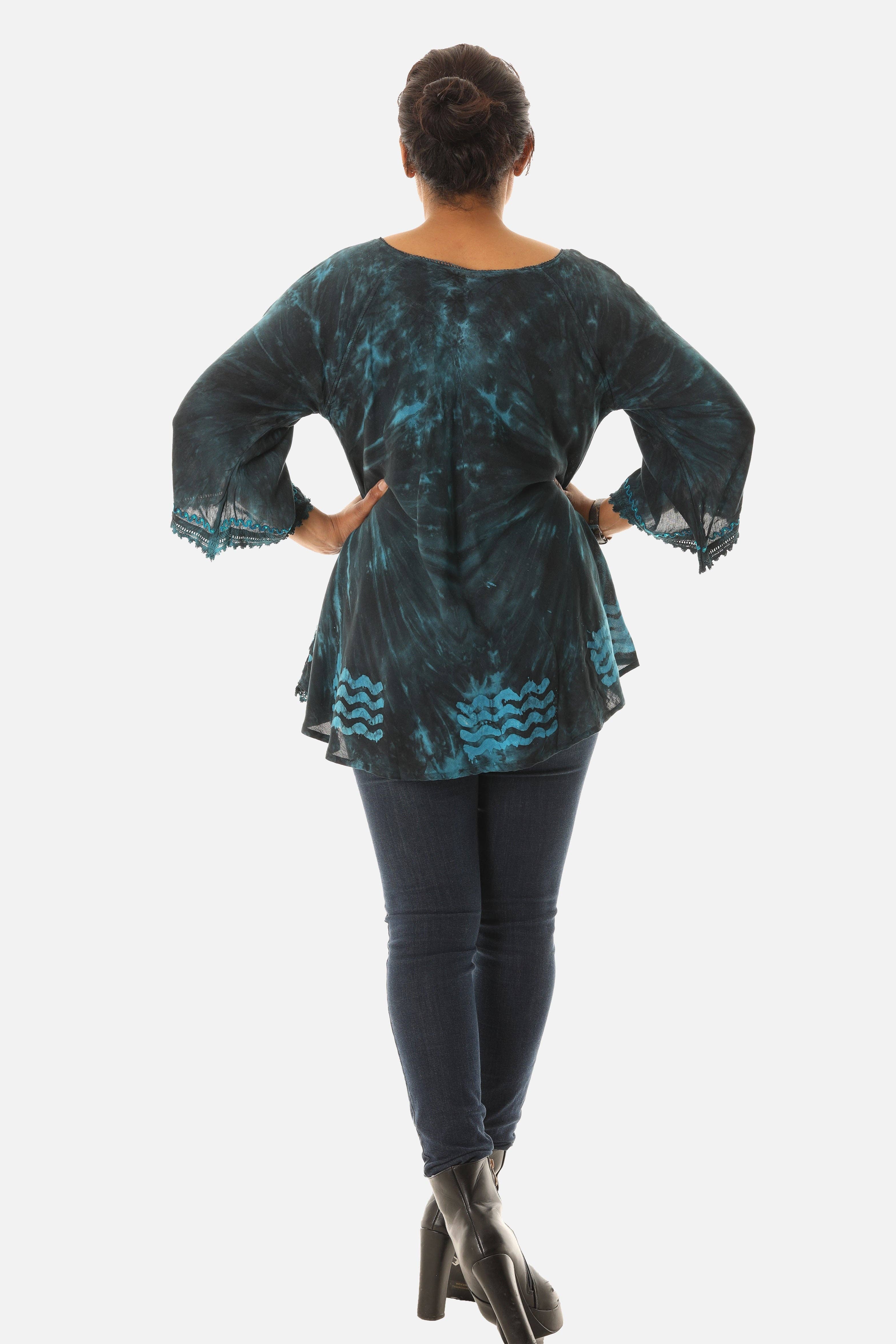 Shoreline Wear. INC – wholesale Tunic – Women’s – Women's Tie Dye Rayon Tunic6