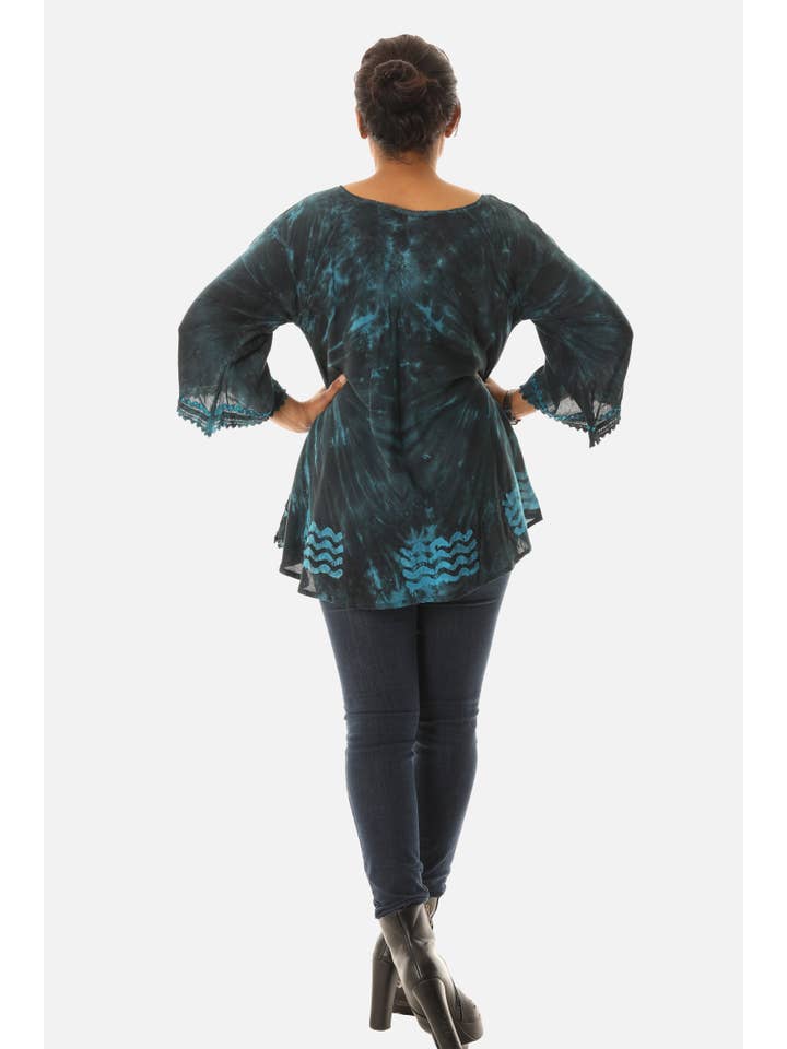 Shoreline Wear. INC – wholesale Tunic – Women’s – Women's Tie Dye Rayon Tunic6