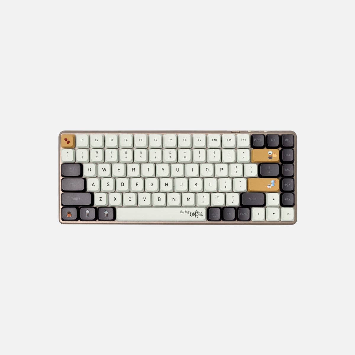 Azio - Wholesale Keyboard - Coffee Slim Keycaps0