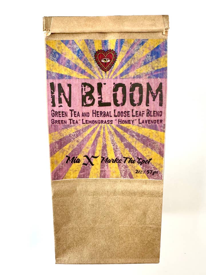 In Bloom Green Tea and Herbal Loose Leaf Blend for wholesale by Mia X Marks The Spot