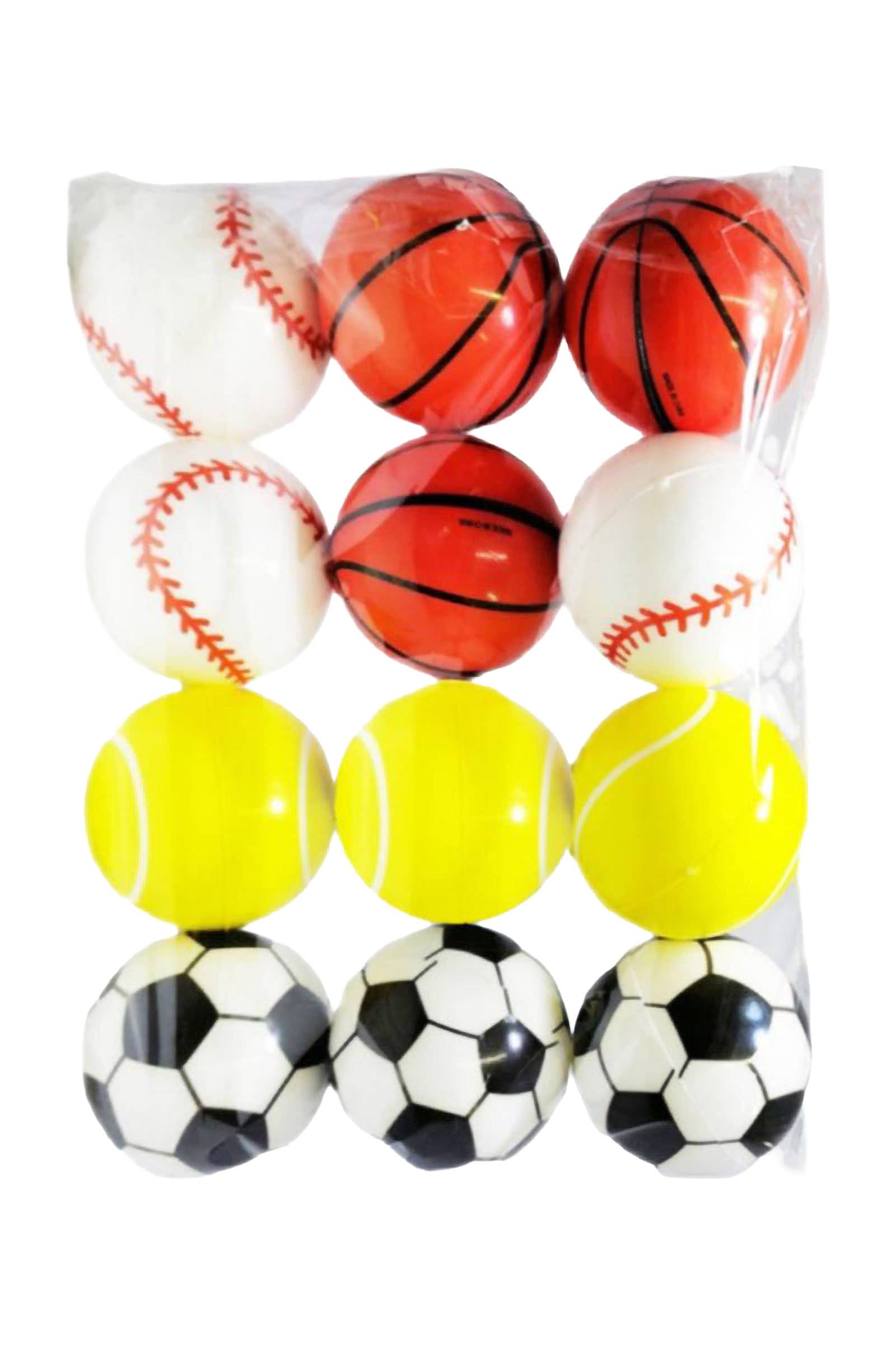Assorted Sports Ball Pu Foam Bouncy Stress Ball for wholesale on Faire1