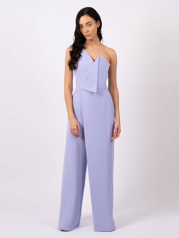 Parker Jumpsuit - Lilac for wholesale by AQ/AQ