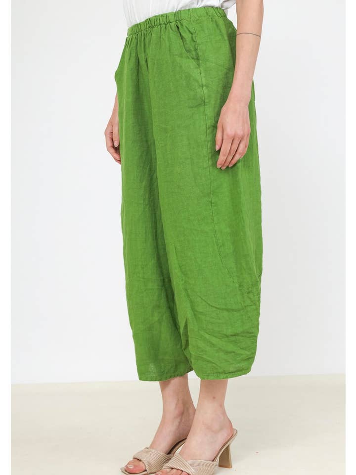 LINEN & COTTON HOUSE - Wholesale Pants - Women's - LINEN PANTS. 75096/8414 BOHEMIA