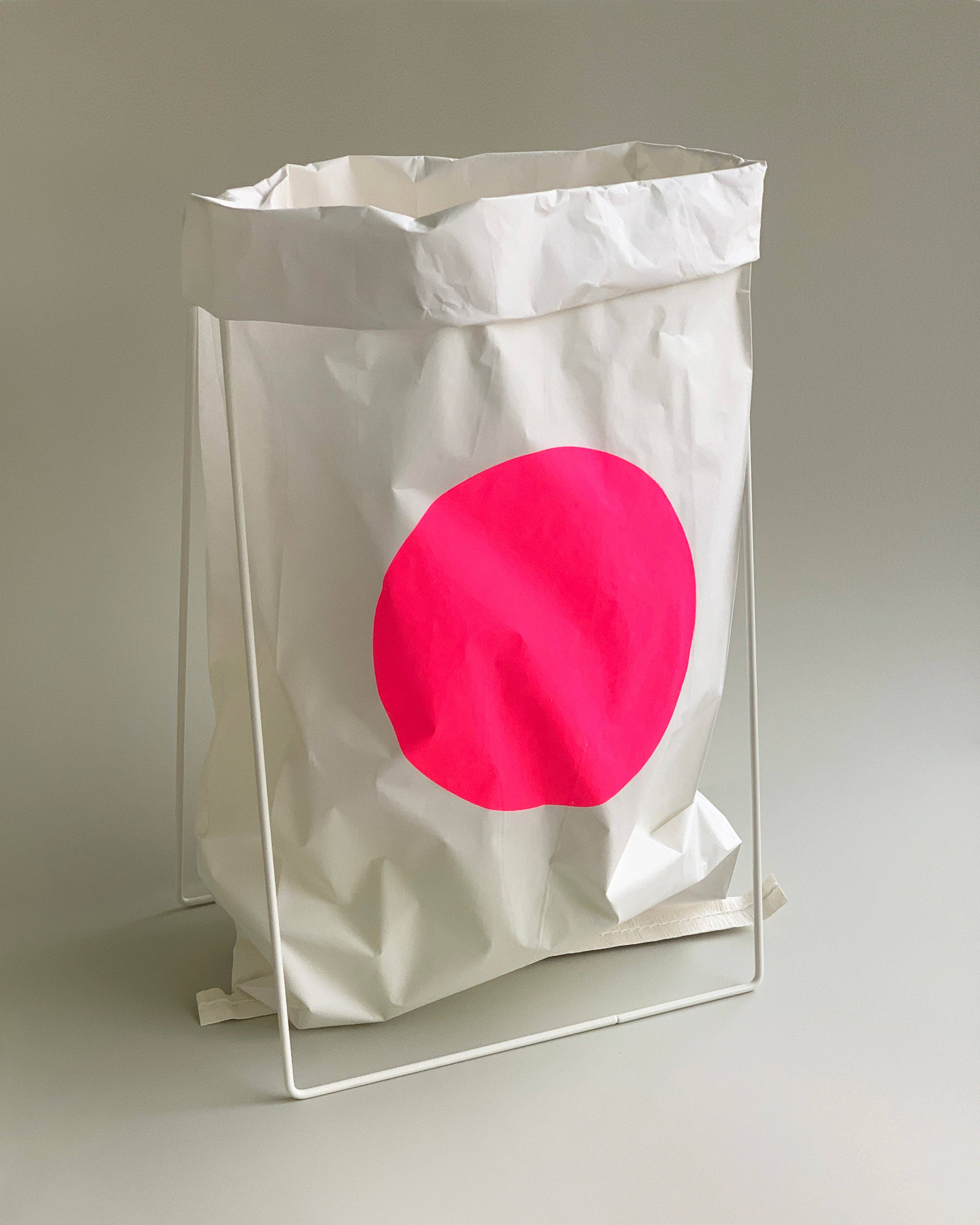 kolor - Wholesale Grocery/Shopping Bag - papiersack kreis / paper bag neon PINK DOT1