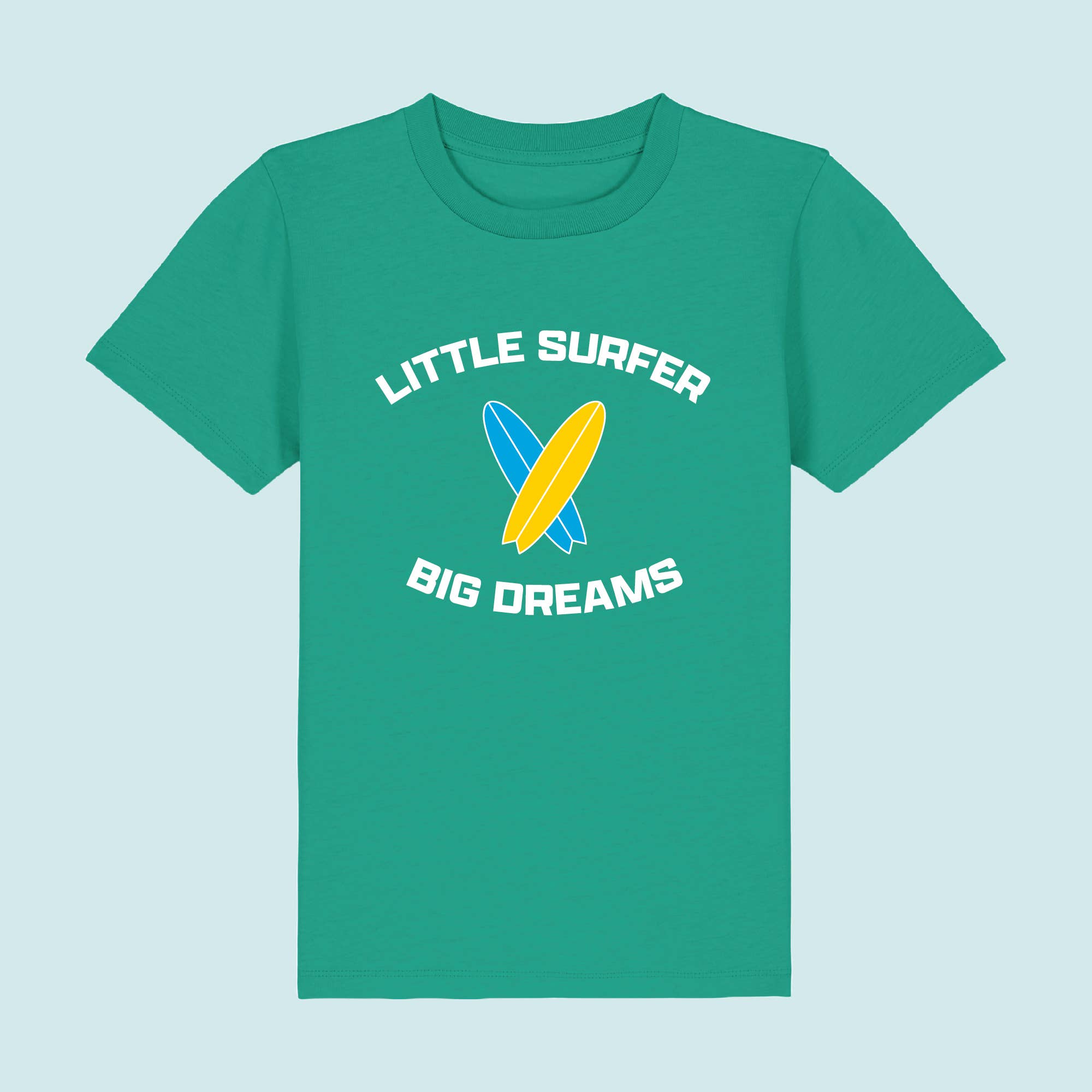 Lovetree Design - Wholesale Screen Printed T-Shirt - Kids - Little Surfer Kids T Shirt | Organic T Shirt 2