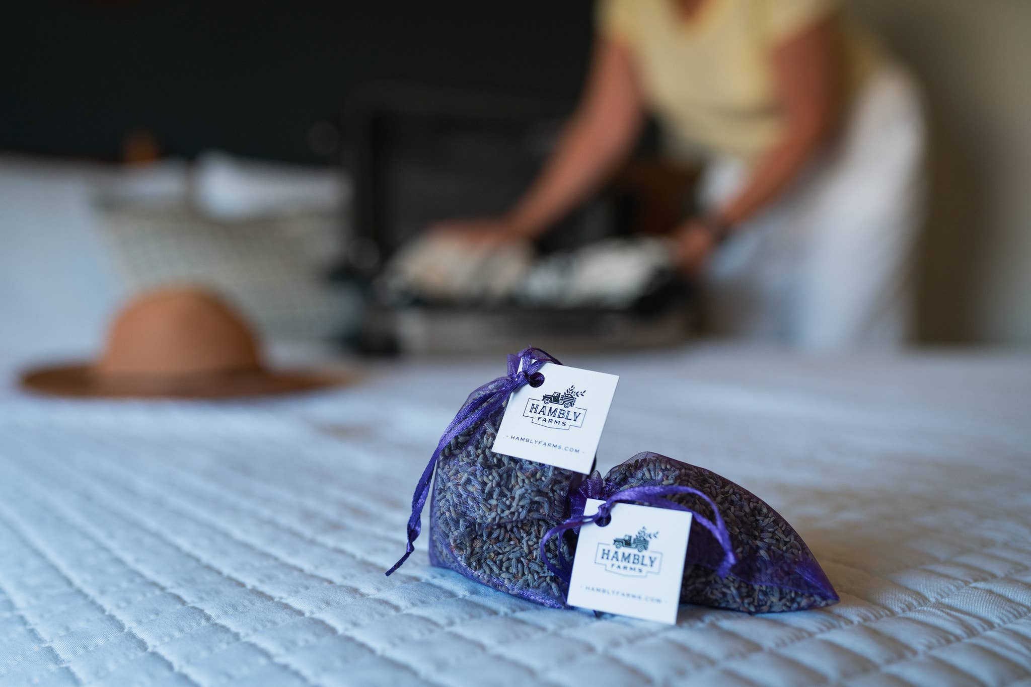 Hambly Lavender Farm - Wholesale Sachet - Lavender Sachet- 100 units0