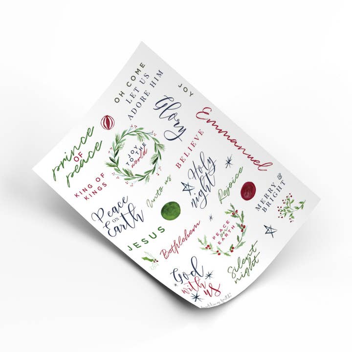 Prince of Peace Sticker Sheet for engroshandel hos Doodling Faith