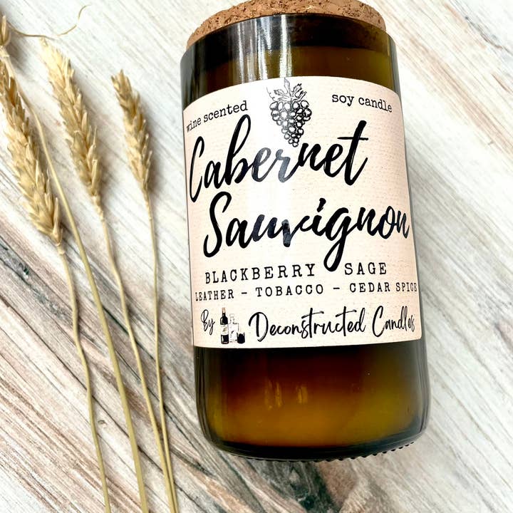deconstructed candles - Wholesale Jar/filled candle - Wine Bottle Candle Cork Top Scented by Wine Expert Soy Wax26