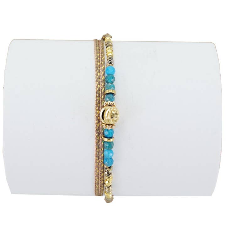 Bracelet Bhoma Apatite 23 pour la vente par LOetMA